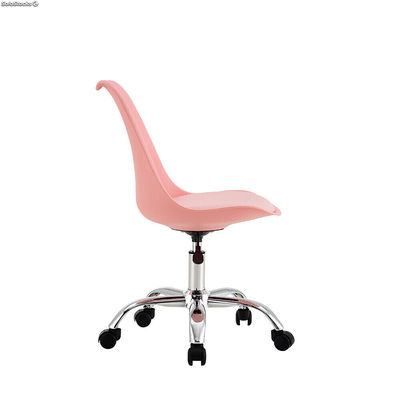 Schreibtischstuhl mit Rollen rosa 97X47X58CM thinia home - Foto 2