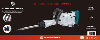 Schwartzmann dh-1500SP; Dmolition Hammer - Foto 2