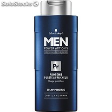 SCHWARZKOPF Men Shampooing protéine pureté &amp; fraîcheur : le flacon de 250 ml