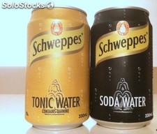 Schweppes Tonic Water 330ml kann,Cola Licht kann 330ml,Fanta kann 330ml