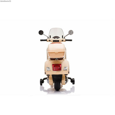 Scooter électrique pour Enfants RunRunToys Vespa Marron 12V - Photo 5