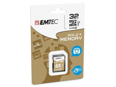 Sdhc 32GB Emtec CL10 EliteGold uhs-i 85MB/s Blister - Zdjęcie 2