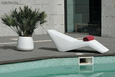 Sdraio chaise longue design polietilene plastica