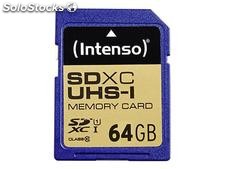 Sdxc 64GB Intenso Premium CL10 uhs-i Blister