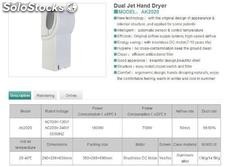 Secador de mano -Dual Jet Hand Dryer