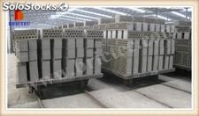 Secadora industrial -horno de secado para secar ladrillos verdes en ladrillera