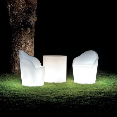 Sedia poltrona Tahiti design moderno in plastica polietilene led - Foto 3