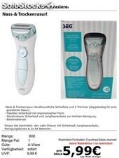 SEG Elektrischer Damenrasierer / SEG electric lady razor