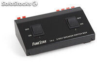 Selector de 2 vías estéreo para dos parejas de bafles FONESTAR CB-2 - Foto 2
