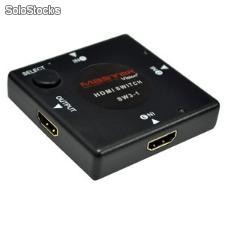 Selector de señal audio y video digital hdmi 3x1
