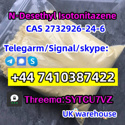 sell CAS 2732926-24-6 N-Desethyl Isotonitazene Telegarm/Signal/skype: +44 741038 - Photo 5