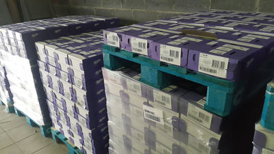 Sell in container quantities Milka chocolate has different flavors and grammage