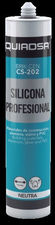 Sellador silicona neutra profesional negro BRIK-CEN CS-202 QUADSA 52501724
