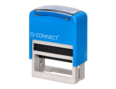 Sello entintado automatico q-connect contabilizado almohadilla 14x38 mm color - Foto 3