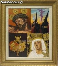 Semana Santa | Pinturas de escenas religiosas en óleo sobre lienzo