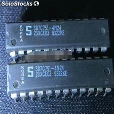 Semiconductor S87C751-4N24 de circuito integrado de componente electrónico