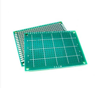 Semiconductor spray tin green oil glass fiber board PCB board 5x7cm 1.6