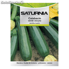 Semillas Calabacin Verde Oscuro (5 gramos) Semillas Verduras, Horticultura,
