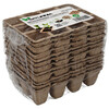 Semilleros Biodegradables 16x12 cm. Pack 12 Bandejas Con 12 Celdas Para Siembra