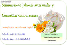 Seminario de Jabones artesanales y Cosmética natural