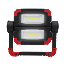 Señal de Emergencia Portátil Cuadrada con 2 Modos de Iluminación Negro/Rojo