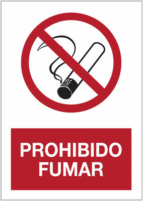 Señales de prohibición - Prohibido fumar