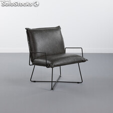 Senior Sessel schwarz/schwarz 73X74X84CM thinia home