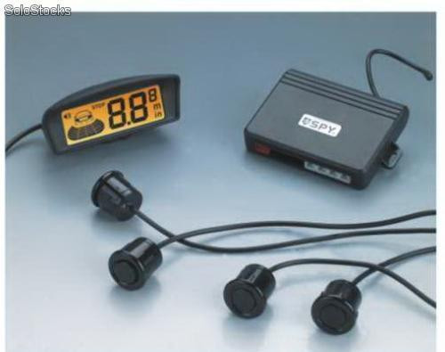 SPY LP 208 Sensor de asistencia para aparcar inal/ámbrico 4 sensores pantalla LCD