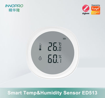 Sensor inteligente de temperatura y humedad Tuya Zigbee ED513