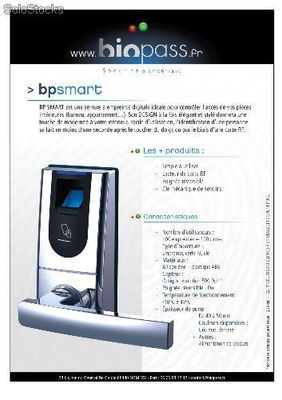 Serrure biométrique bp smart