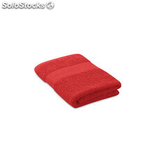 Serviette coton bio 100x50 rouge MIMO9931-05