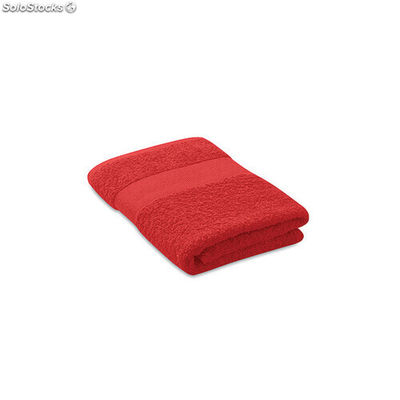 Serviette coton bio 100x50 rouge MIMO9931-05