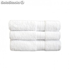 Serviette toilette - coton 500 g/M2 50x100 cm blanc coton