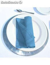 Servilletas de tela Strech Azul Claro 50x50 cm - Foto 2
