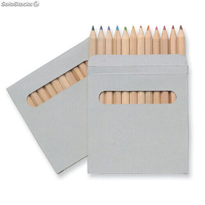 Set 12 matite colorate marrone MIIT1047-01