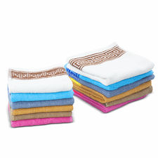 Set 12pcs toallas baño 6pcs cara 6pcs invitados extra absorbente varios colores