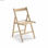 Set 4 sedie richiudibili in legno di faggio color naturale - 1