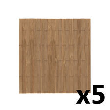 Set 5 posavasos de bambú &quot;ceylan&quot; - GS1700