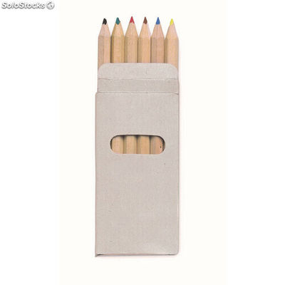 Set 6 matite colorate multicolore MIKC2478-99