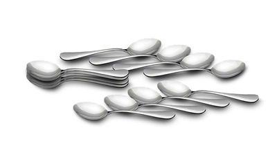Set 72 Cucharas cucharillas para Café Té Moka Aperitivo - Inox 18/10 - 12,9cm