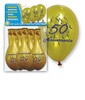 Set 8 globos oro &quot;50 aniversario&quot;