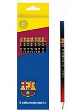 Set 8 pcs lapices de colores fc barcelona, 097239