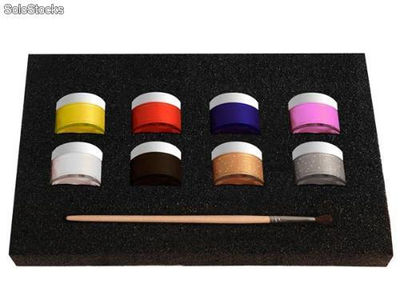 Set aus 8 Make-up Farben mit verschiedenen Farben