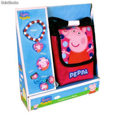 Set Bandolera + Accesorios Belleza Peppa Pig