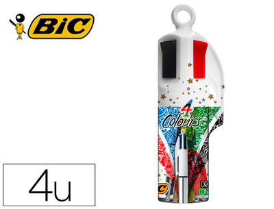 Set bic megatubo 1 cristal celebration oro + 1 shine plata + 1 fluorescente grip