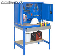 set bt-7 box 1200 blau/holz, 1575x1200x750mm, simonrack
