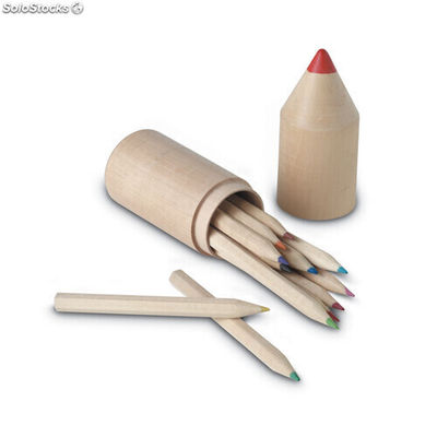 Set de 12 lápis de madeira madeira MIIT2691-40