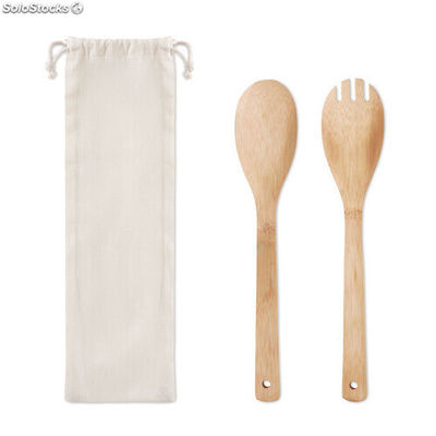 Set de 2 utensilios cocina beig MIMO9903-13