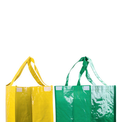 Set de 3 bolsas de reciclaje amarilla-verde-azul - Foto 3