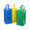 Set de 3 bolsas de reciclaje amarilla-verde-azul - Foto 4